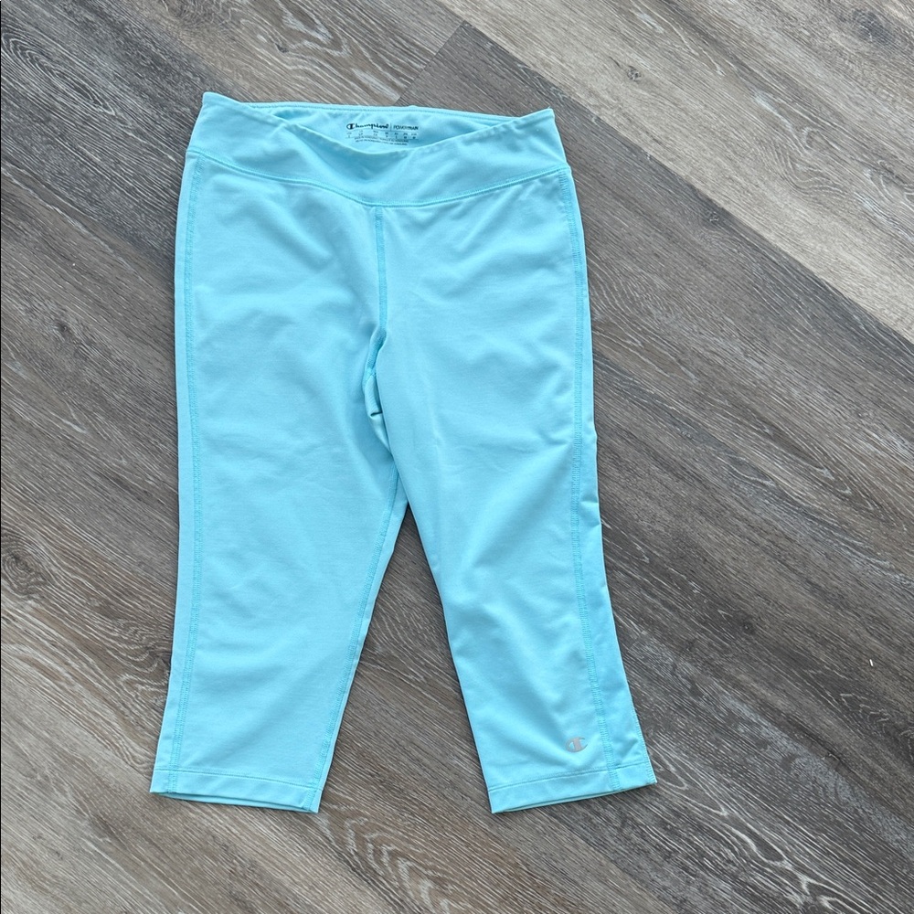 Champion power flex Light Blue Cropped workout Pants